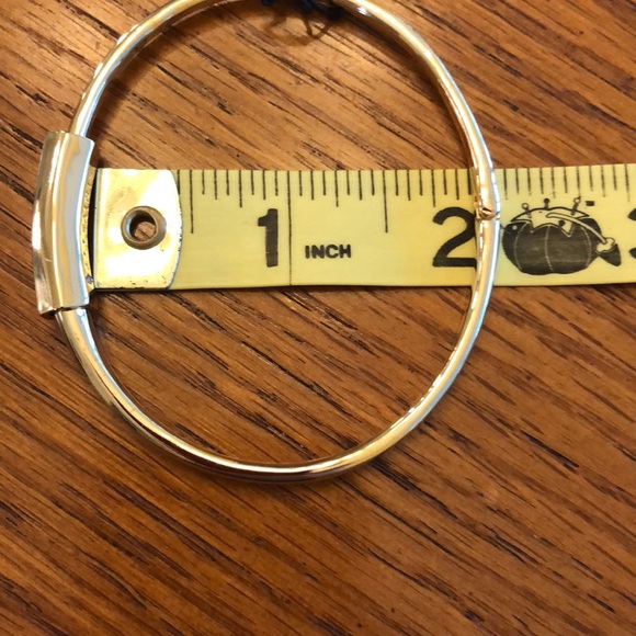 ALLSAINTS Magnetic Stackable Bracelet In Gold Tone Metal SZ XS/S - Picture 9 of 10